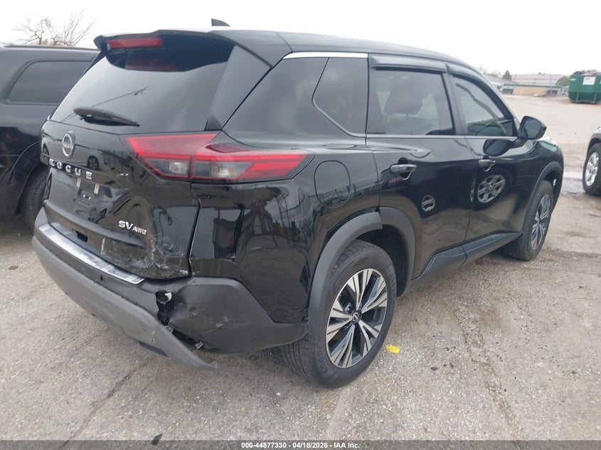 2022 Nissan Rogue VIN 5N1BT3BB1NC706377 IAAI salvage auction — REAR END, Clear Claim Paid (Wisconsin), sold $8,000 on 2026-07-31 (photo 4)