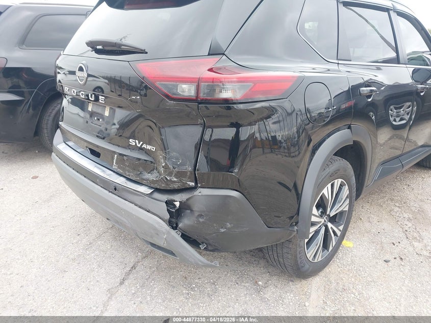 2022 Nissan Rogue VIN 5N1BT3BB1NC706377 IAAI salvage auction — REAR END, Clear Claim Paid (Wisconsin), sold $8,000 on 2026-07-31 (photo 6)