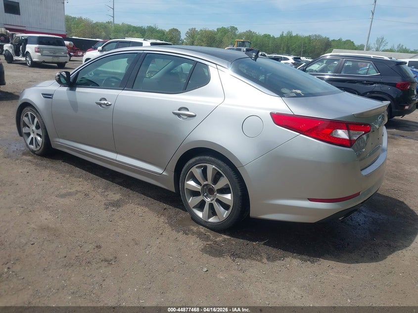 2013 Kia Optima VIN 5XXGR4A68DG129297 IAAI salvage auction — FRONT END, Salvage Title, sold $750 on 2026-07-15 (photo 3)