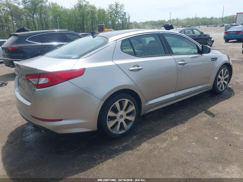 2013 Kia Optima VIN 5XXGR4A68DG129297 IAAI salvage auction — FRONT END, Salvage Title, sold $750 on 2026-07-15 (photo 4)