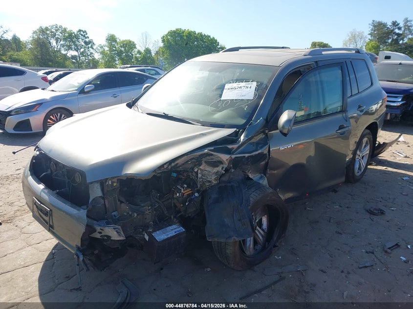 2008 Toyota Highlander VIN JTEES43A182015176 IAAI salvage auction — LEFT FRONT, Salvage (Georgia), sold $1,250 on 2026-07-15 (photo 2)