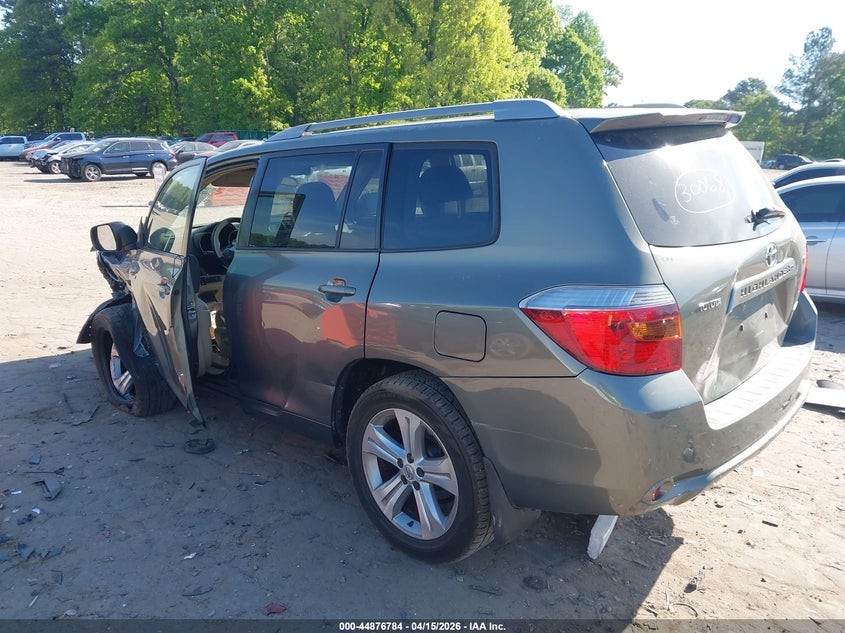 2008 Toyota Highlander VIN JTEES43A182015176 IAAI salvage auction — LEFT FRONT, Salvage (Georgia), sold $1,250 on 2026-07-15 (photo 3)