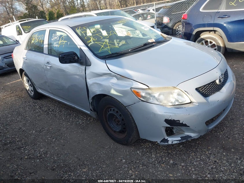 2009 Toyota Corolla VIN JTDBL40E999026351 IAAI salvage auction — LEFT & RIGHT, Bill Of Sale (New York), sold $525 on 2026-07-07 (photo 1)