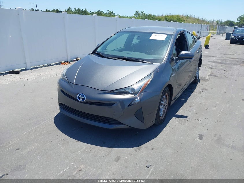 2016 Toyota Prius VIN JTDKBRFU5G3013689 IAAI salvage auction — LEFT REAR, Wait Title, sold $2,300 on 2026-07-06 (photo 2)
