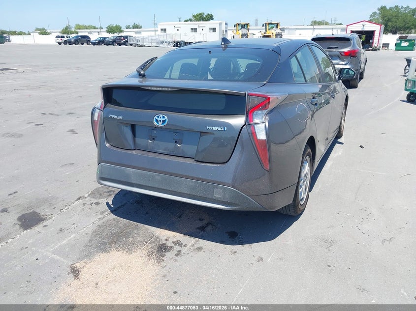 2016 Toyota Prius VIN JTDKBRFU5G3013689 IAAI salvage auction — LEFT REAR, Wait Title, sold $2,300 on 2026-07-06 (photo 4)