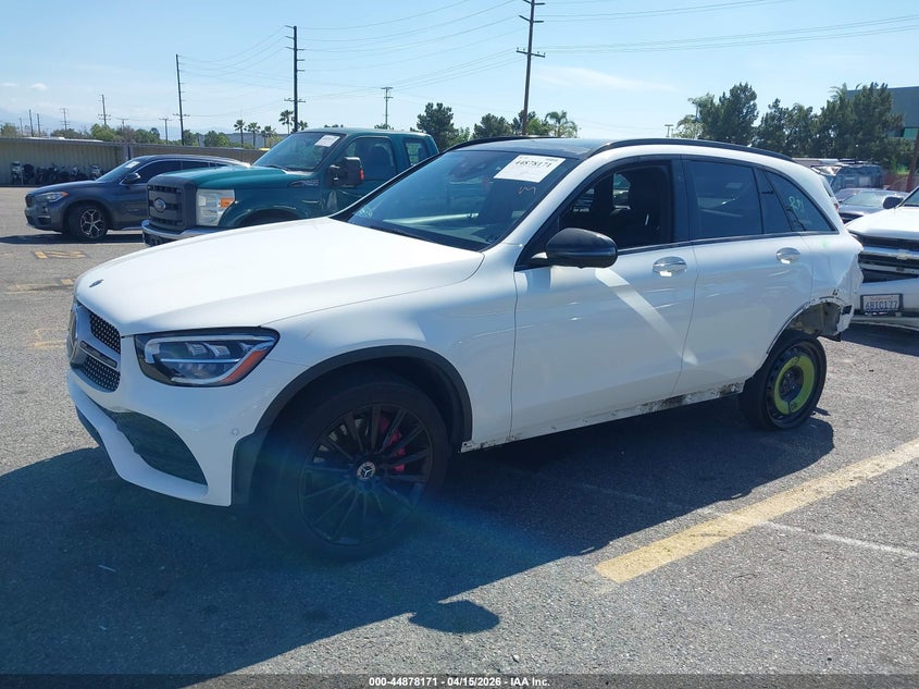 2020 Mercedes-benz Glc VIN WDC0G8DB6LF736636 IAAI salvage auction — REAR END, Wait Title, sold $8,500 on 2026-07-21 (photo 2)