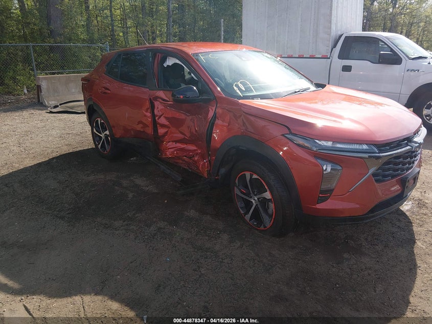 2024 Chevrolet Trax VIN KL77LGE21RC164343 IAAI salvage auction — RIGHT SIDE, Salvage - Greater Than 75% (Maryland), sold $3,100 on 2026-07-15 (photo 1)