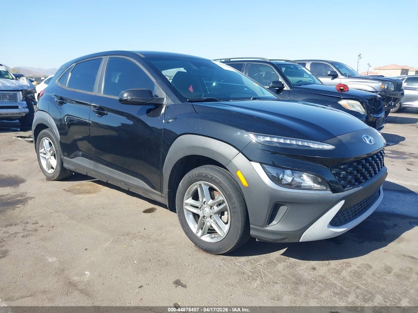 2022 Hyundai Kona VIN KM8K22AB2NU824463 IAAI salvage auction — LEFT SIDE, Salvage Title, sold $2,750 on 2026-07-28 (photo 1)
