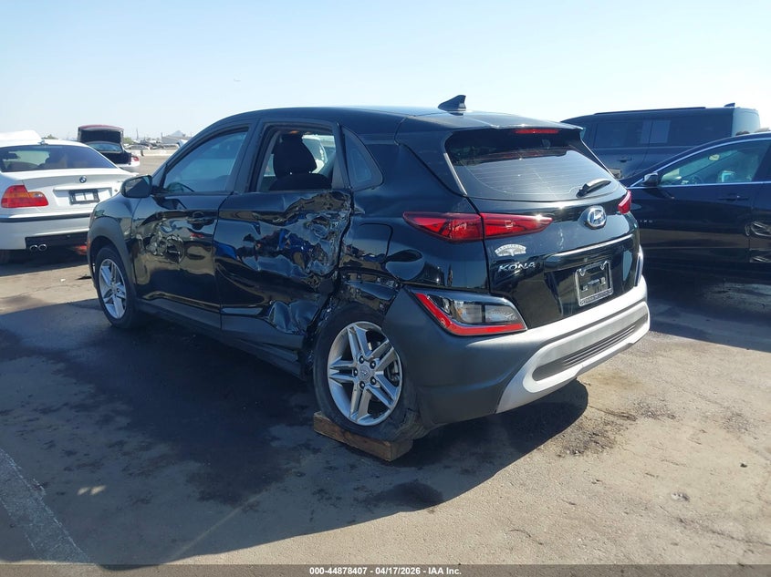 2022 Hyundai Kona VIN KM8K22AB2NU824463 IAAI salvage auction — LEFT SIDE, Salvage Title, sold $2,750 on 2026-07-28 (photo 3)