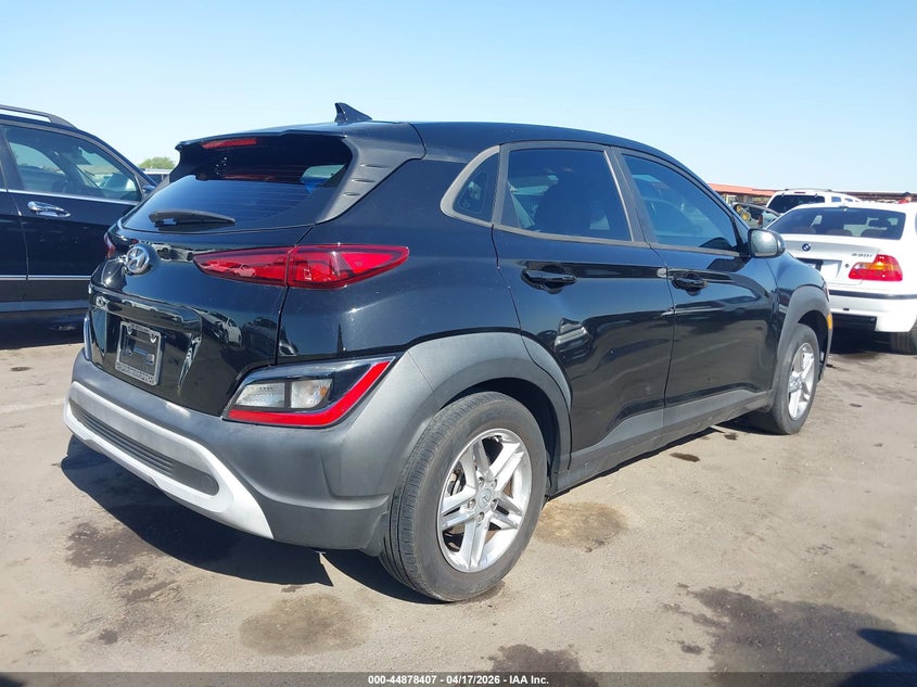 2022 Hyundai Kona VIN KM8K22AB2NU824463 IAAI salvage auction — LEFT SIDE, Salvage Title, sold $2,750 on 2026-07-28 (photo 4)
