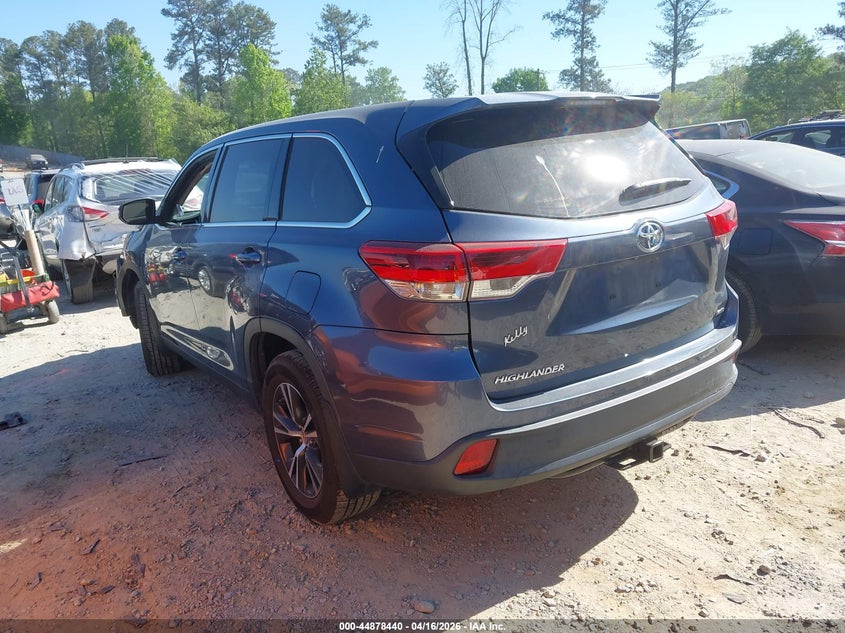 2019 Toyota Highlander VIN 5TDBZRFH2KS959349 IAAI salvage auction — FRONT END, Wait Title, sold $6,150 on 2026-07-21 (photo 3)