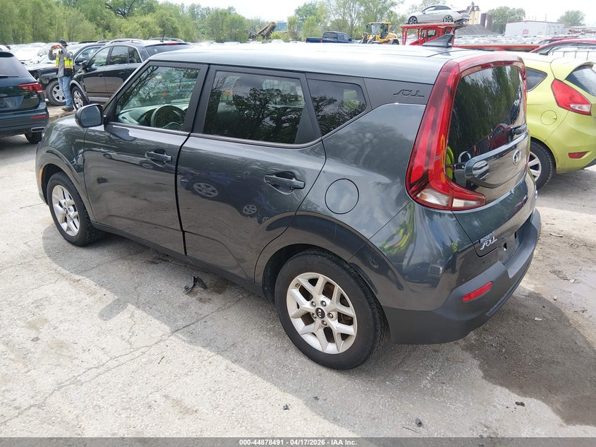 2020 Kia Soul VIN KNDJ23AU3L7103085 IAAI salvage auction — HAIL, Salvage Title, sold $3,600 on 2026-07-09 (photo 3)