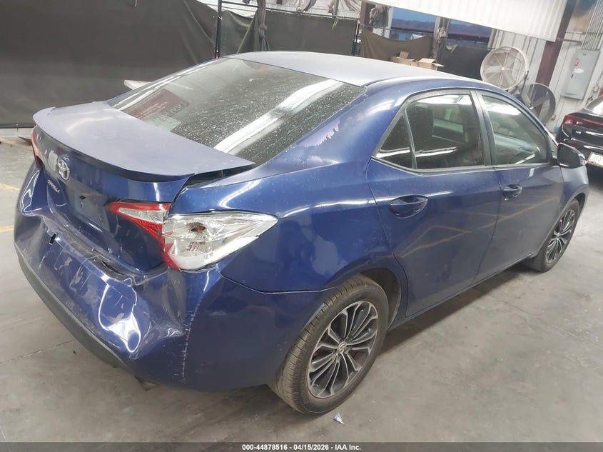 2014 Toyota Corolla VIN 5YFBURHEXEP037880 IAAI salvage auction — REAR END, Wait Title, sold $2,700 on 2026-07-07 (photo 4)