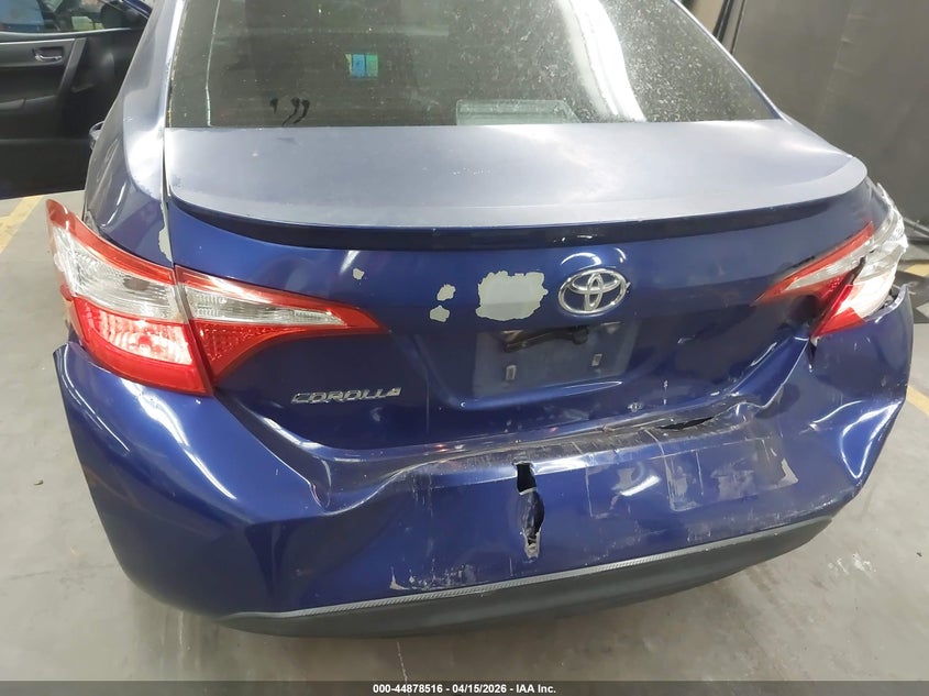 2014 Toyota Corolla VIN 5YFBURHEXEP037880 IAAI salvage auction — REAR END, Wait Title, sold $2,700 on 2026-07-07 (photo 6)