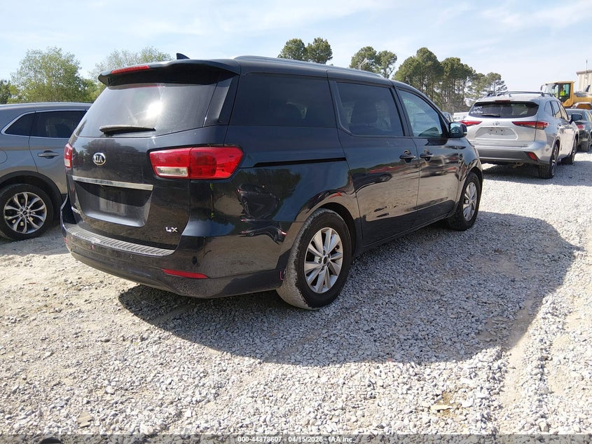 2016 Kia SEDONA VIN KNDMB5C15G6162064 IAAI salvage auction — FRONT END, Salvage (Alabama), sold $1,600 on 2026-07-06 (photo 4)