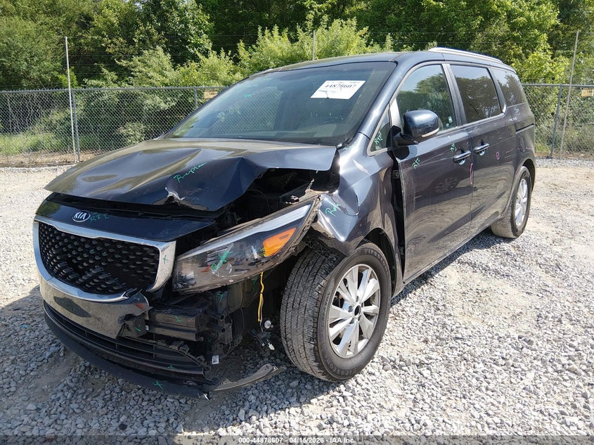 2016 Kia SEDONA VIN KNDMB5C15G6162064 IAAI salvage auction — FRONT END, Salvage (Alabama), sold $1,600 on 2026-07-06 (photo 6)