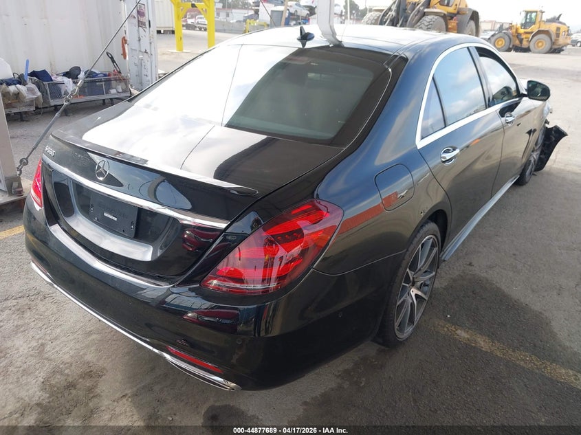 2018 Mercedes-benz S-klasse VIN WDDUG8DB9JA416413 IAAI salvage auction — FRONT END, Salvage (California), sold $16,300 on 2026-07-13 (photo 4)