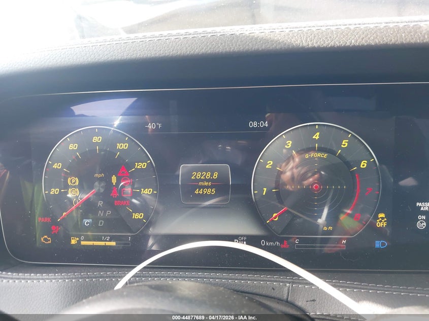 2018 Mercedes-benz S-klasse VIN WDDUG8DB9JA416413 IAAI salvage auction — FRONT END, Salvage (California), sold $16,300 on 2026-07-13 (photo 7)