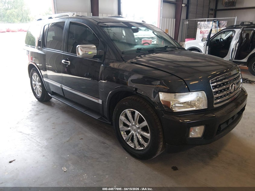 2010 Infiniti Qx56 VIN 5N3ZA0NF5AN907898 IAAI salvage auction — LEFT & RIGHT, Salvage (Louisiana), sold $25 on 2026-07-27 (photo 1)