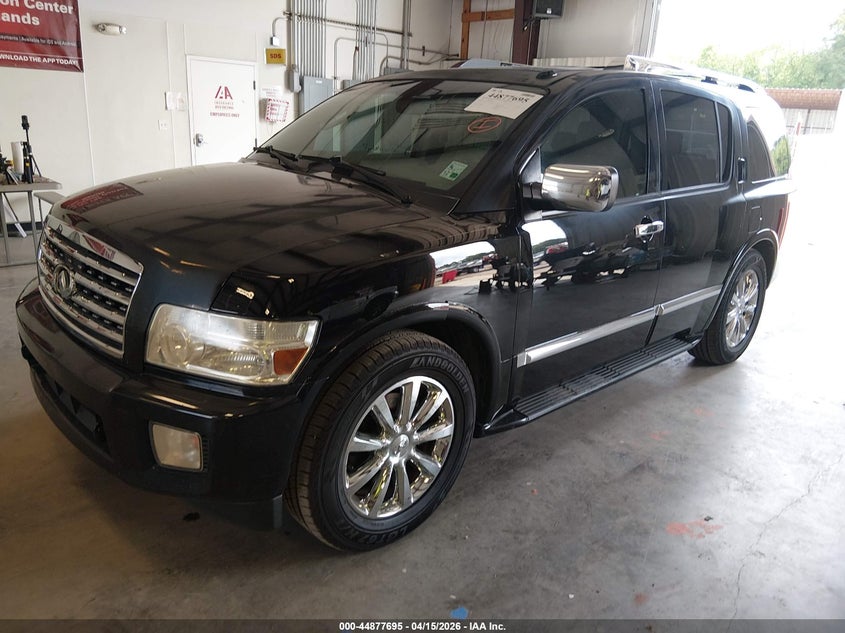 2010 Infiniti Qx56 VIN 5N3ZA0NF5AN907898 IAAI salvage auction — LEFT & RIGHT, Salvage (Louisiana), sold $25 on 2026-07-27 (photo 2)