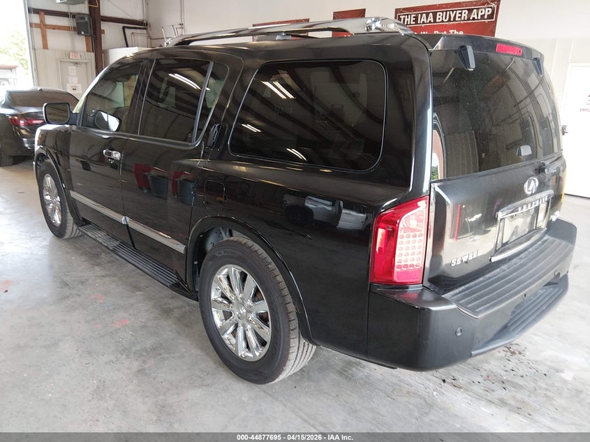 2010 Infiniti Qx56 VIN 5N3ZA0NF5AN907898 IAAI salvage auction — LEFT & RIGHT, Salvage (Louisiana), sold $25 on 2026-07-27 (photo 3)