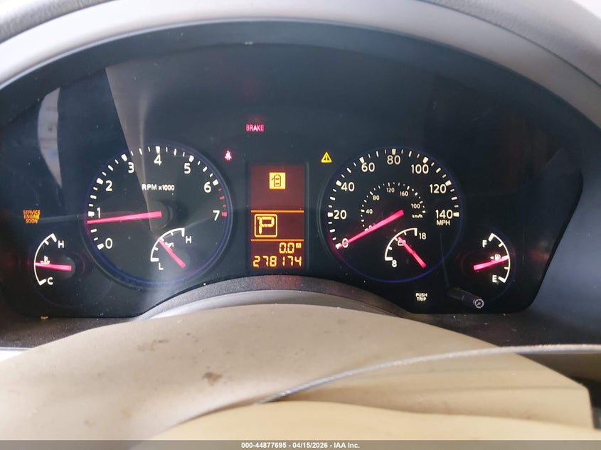 2010 Infiniti Qx56 VIN 5N3ZA0NF5AN907898 IAAI salvage auction — LEFT & RIGHT, Salvage (Louisiana), sold $25 on 2026-07-29 (photo 7)