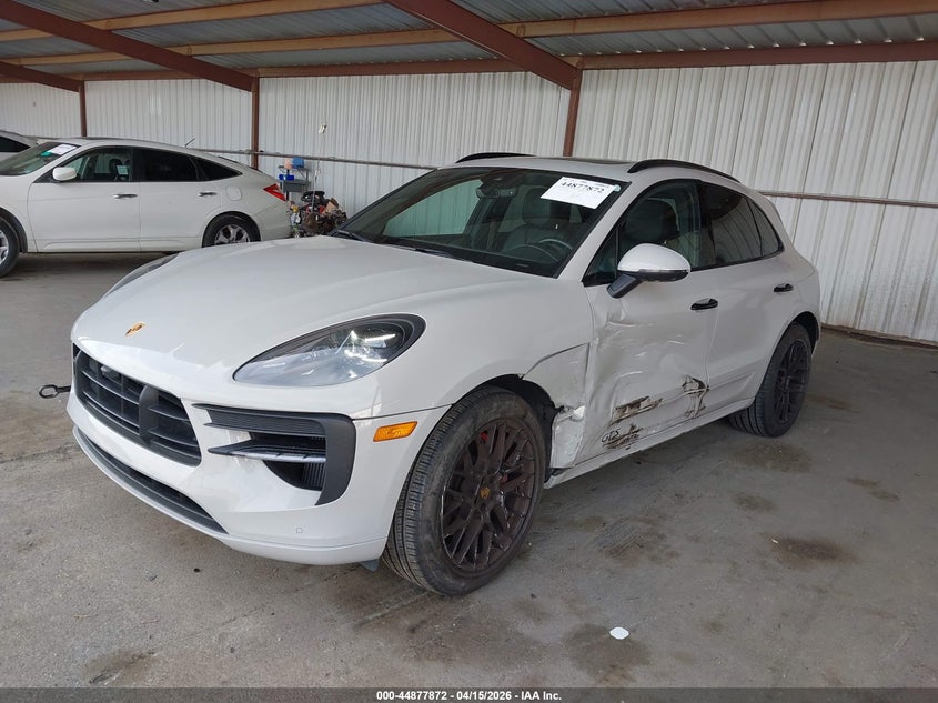 2021 Porsche Macan VIN WP1AG2A52MLB53603 IAAI salvage auction — LEFT SIDE, Salvage (California), sold $32,300 on 2026-08-07 (photo 2)