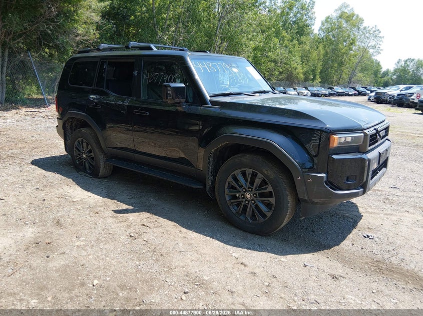 2025 Toyota Land cruiser VIN JTEABFAJ2S5017151 IAAI salvage auction — FRONT END, Salvage (New Hampshire), sold $42,650 on 2026-07-13 (photo 1)