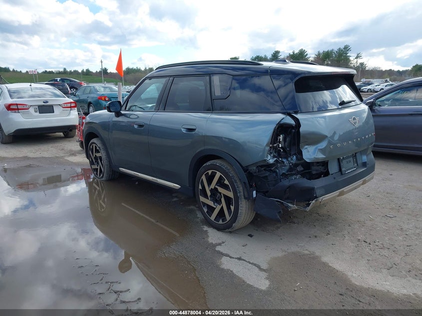 2025 Mini Countryman VIN WMZ23GA07S7R61177 IAAI salvage auction — LEFT REAR, Salvage (Massachusetts), sold $16,200 on 2026-07-22 (photo 3)