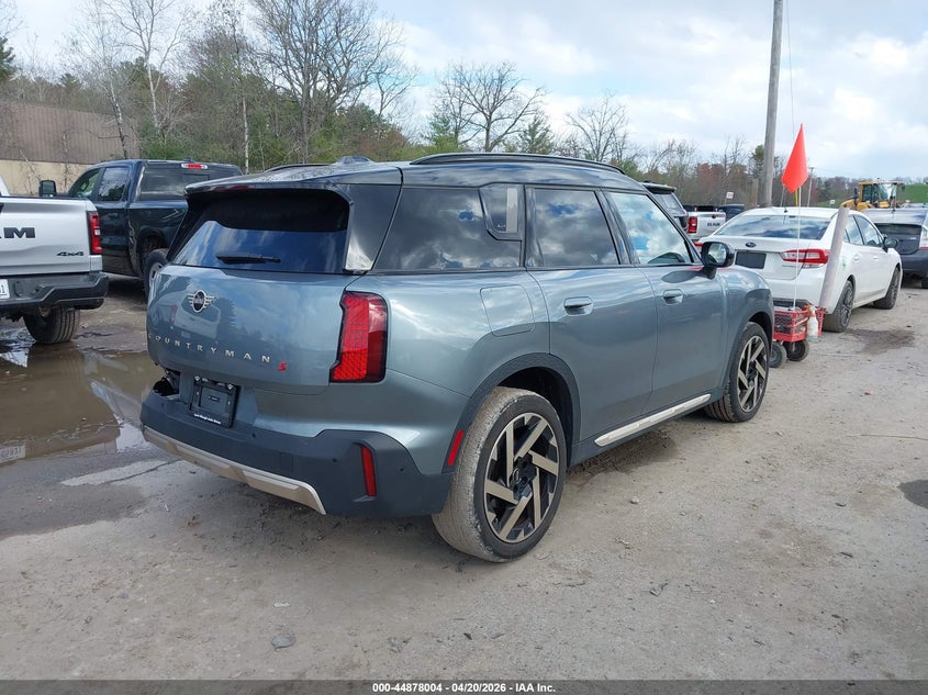 2025 Mini Countryman VIN WMZ23GA07S7R61177 IAAI salvage auction — LEFT REAR, Salvage (Massachusetts), sold $16,200 on 2026-07-22 (photo 4)