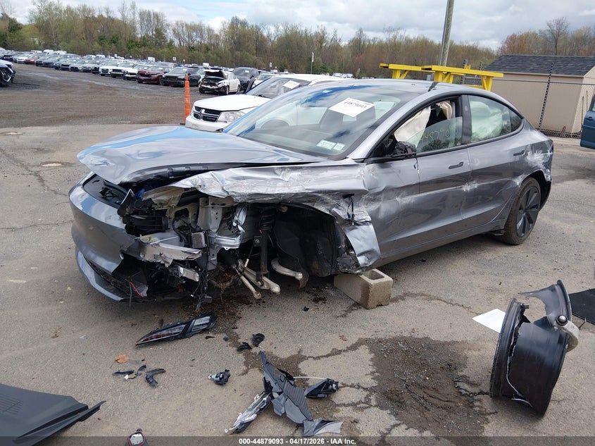 2026 Tesla Model 3 VIN 5YJ3E1EA1TF140800 IAAI salvage auction — LEFT FRONT, Salvage Title, sold $14,975 on 2026-09-03 (photo 2)