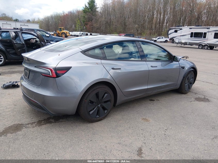 2026 Tesla Model 3 VIN 5YJ3E1EA1TF140800 IAAI salvage auction — LEFT FRONT, Salvage Title, sold $14,975 on 2026-09-03 (photo 4)