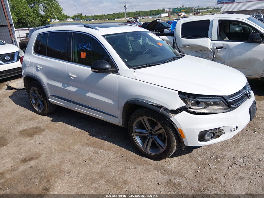 2017 Volkswagen Tiguan VIN WVGTV7AX0HW506077 IAAI salvage auction — FRONT END, Clear (Oklahoma), sold $2,750 on 2026-07-22 (photo 1)