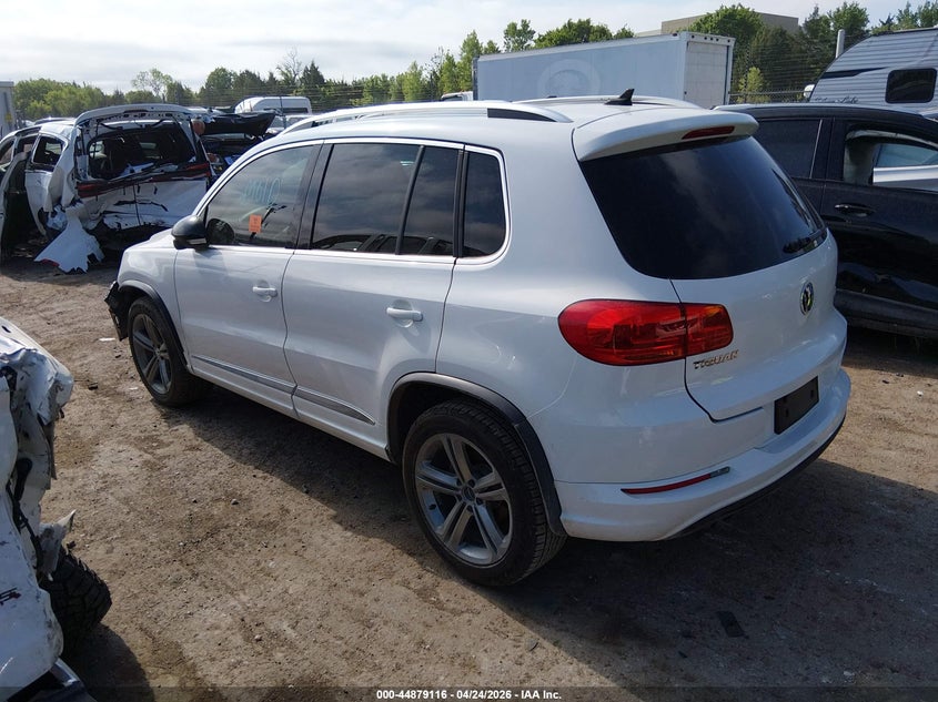 2017 Volkswagen Tiguan VIN WVGTV7AX0HW506077 IAAI salvage auction — FRONT END, Clear (Oklahoma), sold $2,750 on 2026-07-22 (photo 3)