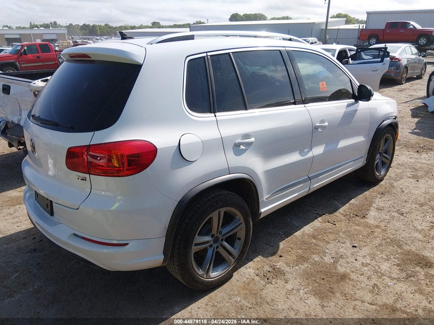 2017 Volkswagen Tiguan VIN WVGTV7AX0HW506077 IAAI salvage auction — FRONT END, Clear (Oklahoma), sold $2,750 on 2026-07-22 (photo 4)