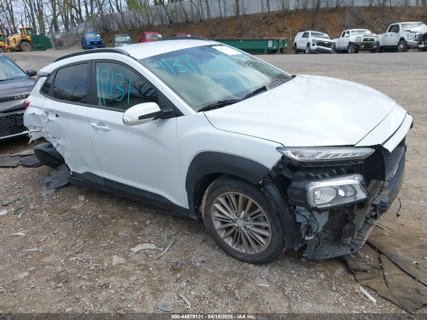 2019 Hyundai Kona VIN KM8K2CAA5KU320532 IAAI salvage auction — FRONT & REAR, Wait Title, sold $25 on 2026-07-21 (photo 1)