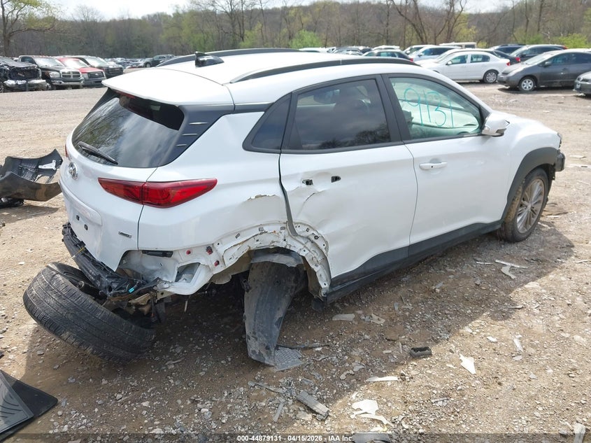 2019 Hyundai Kona VIN KM8K2CAA5KU320532 IAAI salvage auction — FRONT & REAR, Wait Title, sold $25 on 2026-07-21 (photo 4)
