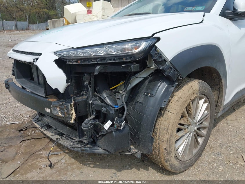 2019 Hyundai Kona VIN KM8K2CAA5KU320532 IAAI salvage auction — FRONT & REAR, Wait Title, sold $25 on 2026-07-21 (photo 6)