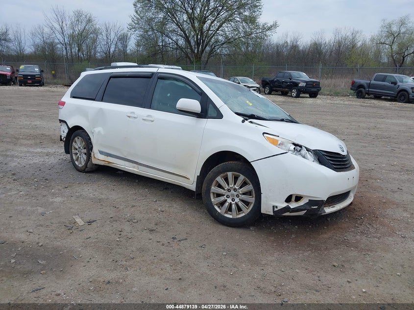 2011 Toyota Sienna VIN 5TDJK3DC7BS029600 IAAI salvage auction — ALL OVER, Junk Bill Of Sale Mv2459 (Wisconsin), sold $625 on 2026-07-23 (photo 1)