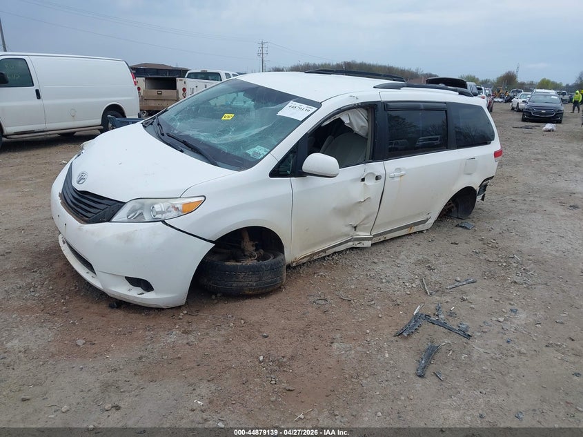 2011 Toyota Sienna VIN 5TDJK3DC7BS029600 IAAI salvage auction — ALL OVER, Junk Bill Of Sale Mv2459 (Wisconsin), sold $625 on 2026-07-23 (photo 2)