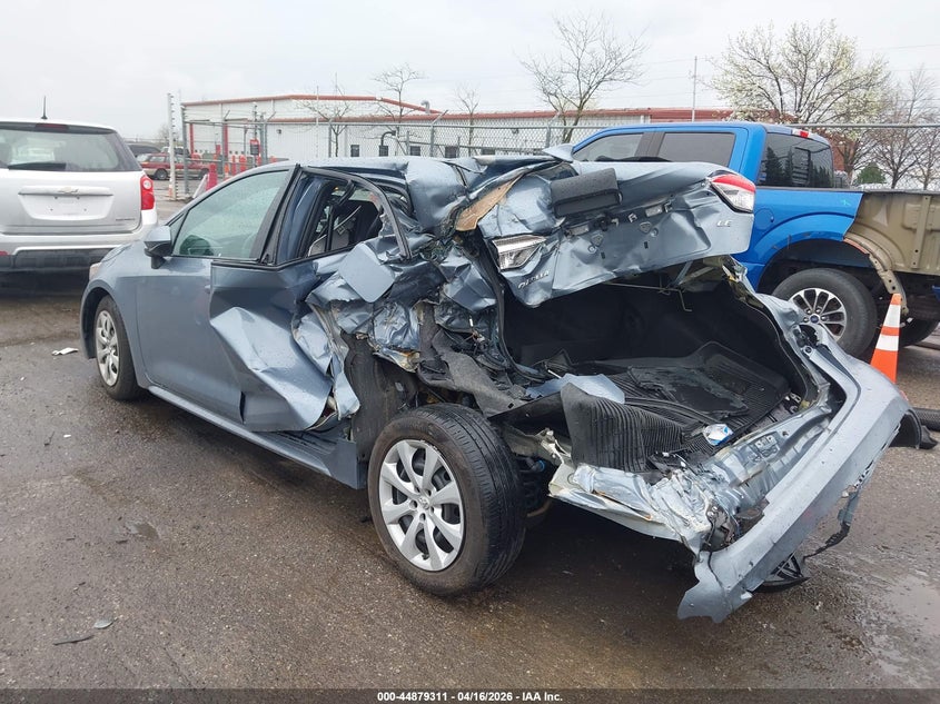 2020 Toyota Corolla VIN 5YFEPRAEXLP084628 IAAI salvage auction — REAR END, Salvage Title, sold $3,650 on 2026-07-16 (photo 3)