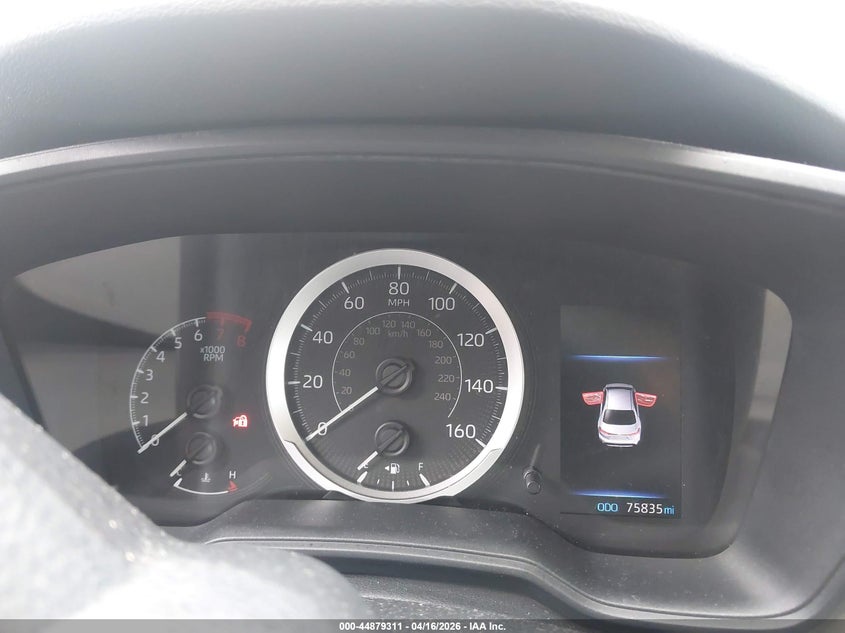 2020 Toyota Corolla VIN 5YFEPRAEXLP084628 IAAI salvage auction — REAR END, Salvage Title, sold $3,650 on 2026-07-16 (photo 7)