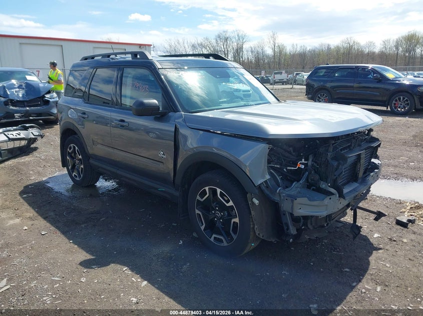 2022 Ford Bronco sport VIN 3FMCR9C65NRD48631 IAAI salvage auction — FRONT END, Wait Title, sold $3,250 on 2026-07-19 (photo 1)