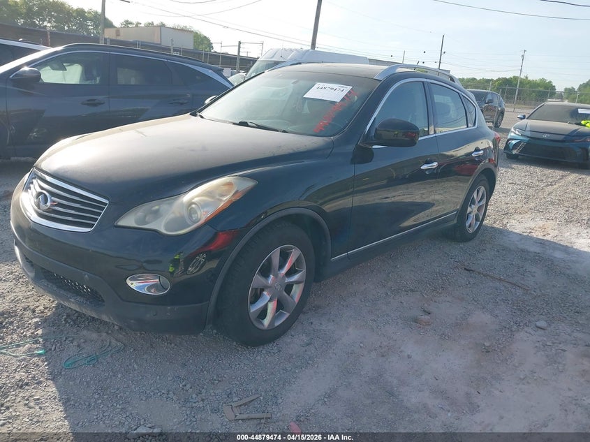 2008 Infiniti Ex35 VIN JNKAJ09F38M362285 IAAI salvage auction — ELECTRICAL, Salvage (Texas), sold $475 on 2026-07-13 (photo 2)