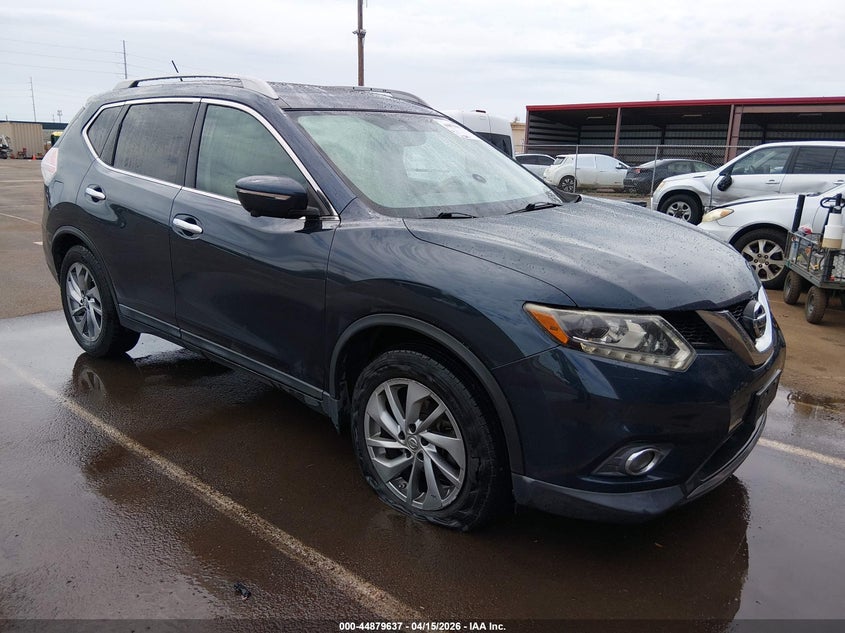 2015 Nissan Rogue VIN 5N1AT2MTXFC911760 IAAI salvage auction — LEFT REAR, Clear (Hawaii), sold $1,150 on 2026-07-28 (photo 1)