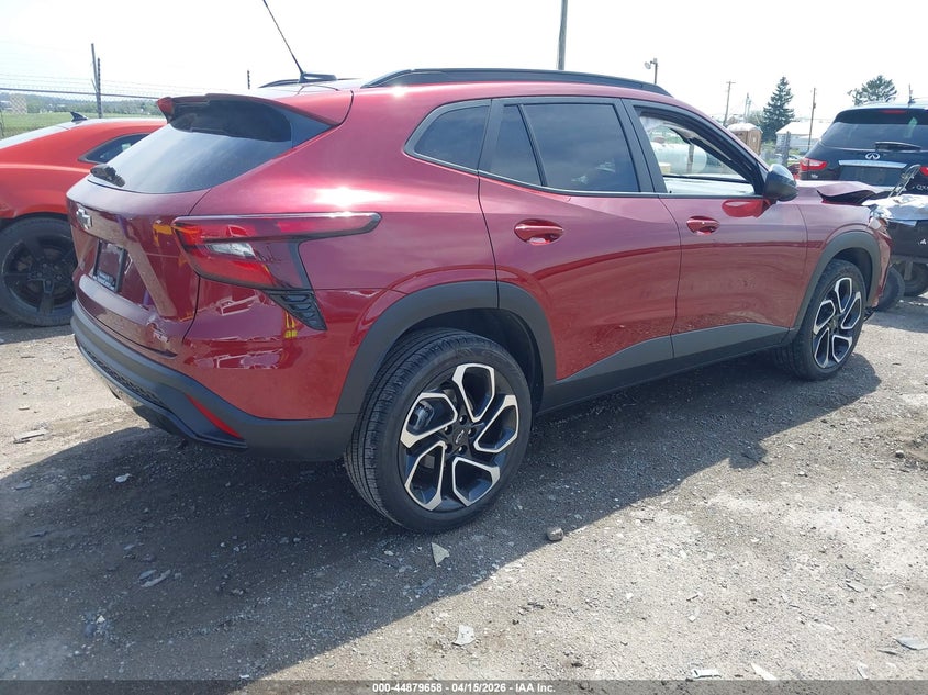 2025 Chevrolet Trax VIN KL77LJEP9SC122484 IAAI salvage auction — FRONT END, Wait Title, sold $2,650 on 2026-07-22 (photo 4)