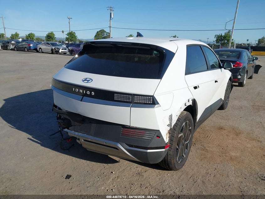 2024 Hyundai Ioniq 5 VIN KM8KN4DE0RU310710 IAAI salvage auction — FRONT & REAR, Wait Title, sold $8,100 on 2026-07-09 (photo 4)