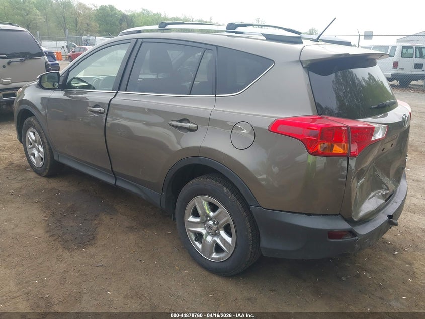2013 Toyota Rav 4 VIN JTMRFREV0DD005244 IAAI salvage auction — REAR END, Salvage - 75% Or Less (Maryland), sold $4,650 on 2026-07-28 (photo 3)