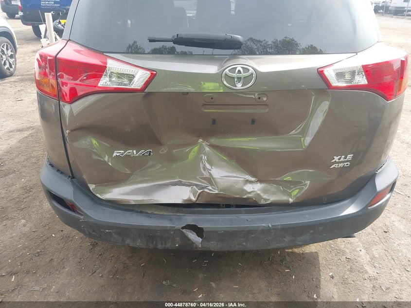2013 Toyota Rav 4 VIN JTMRFREV0DD005244 IAAI salvage auction — REAR END, Salvage - 75% Or Less (Maryland), sold $4,650 on 2026-07-28 (photo 6)