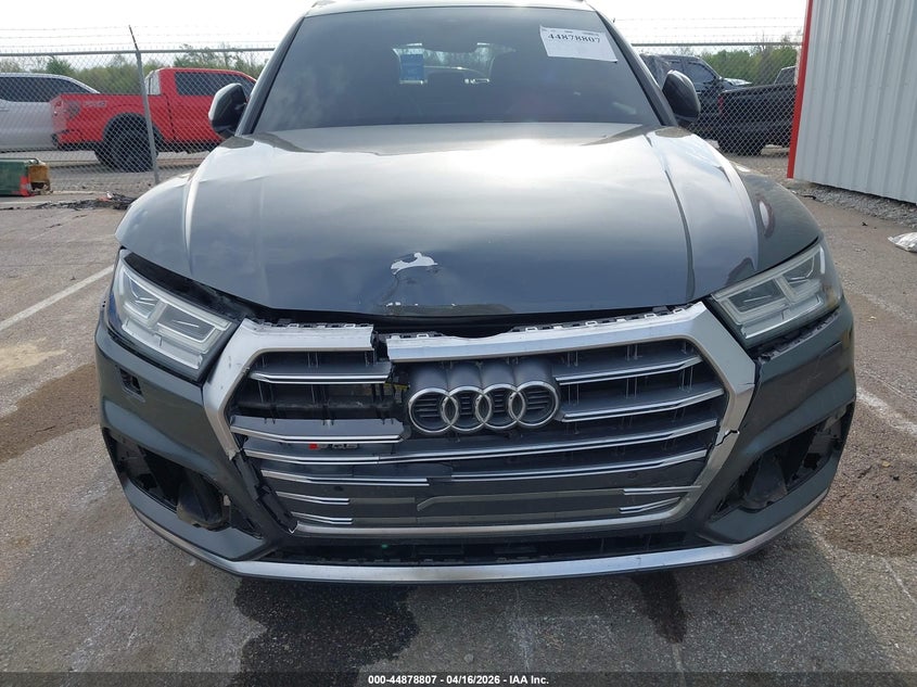 2018 Audi Sq5 VIN WA1A4AFY9J2063237 IAAI salvage auction — FRONT & REAR, Clear (Indiana), sold $4,250 on 2026-07-09 (photo 6)